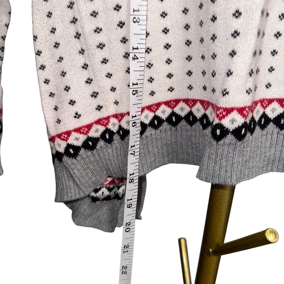 Gymboree Winter Snowflake Sweater Cardigan Size Girls 7-8 - Picture 6 of 6